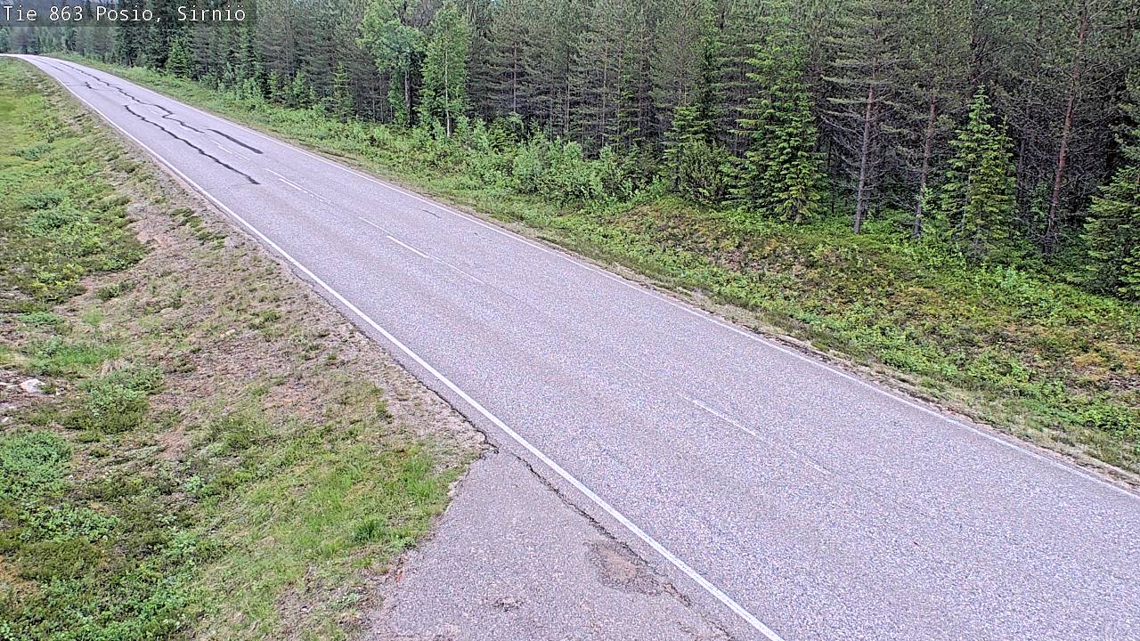 Kelikamerat Kuva Tie 863 Posio, Sirniö, Posio, Lappi