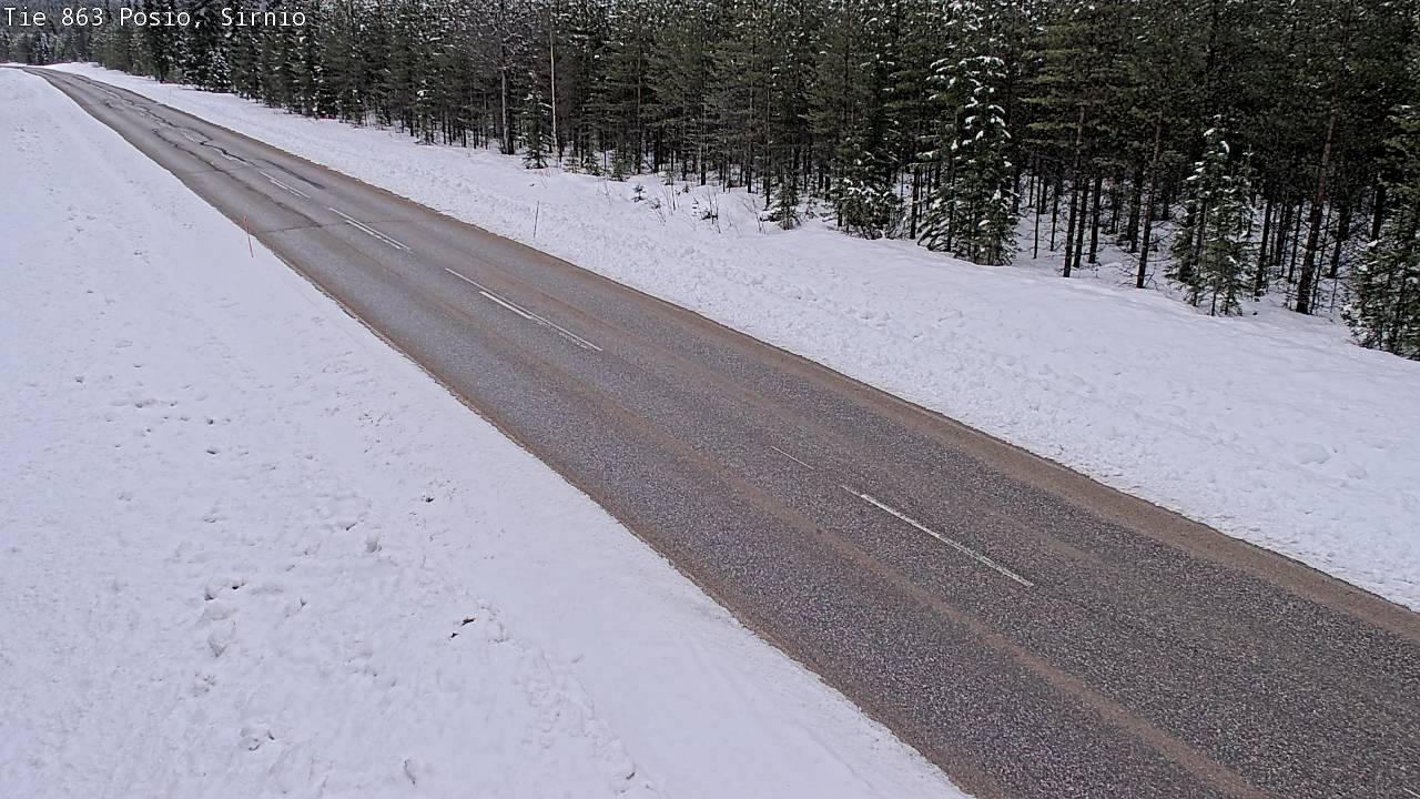 Kelikamerat Kuva Tie 863 Posio, Sirniö, Posio, Lappi