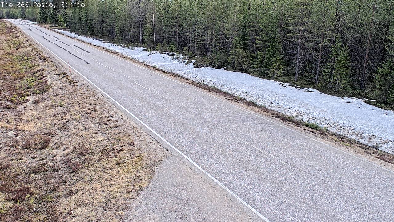Weather Camera Image Road 863 Posio, Sirniö, Posio, Lappi