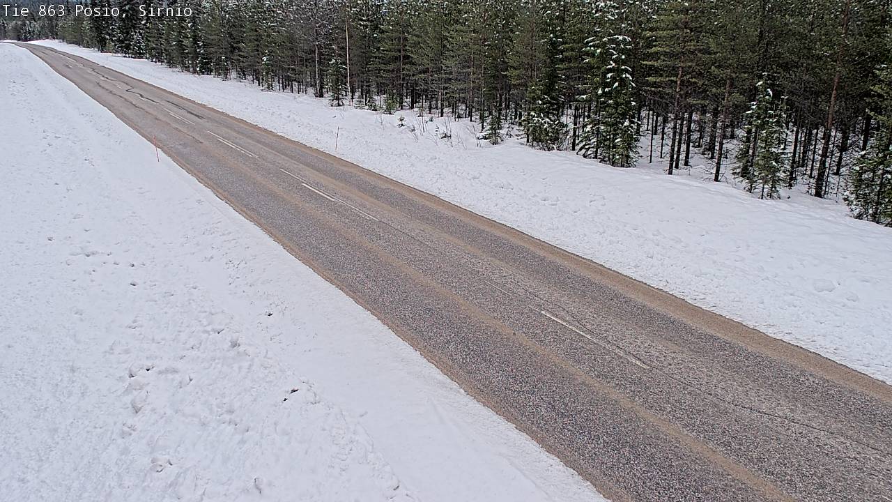 Kelikamerat Kuva Tie 863 Posio, Sirniö, Posio, Lappi