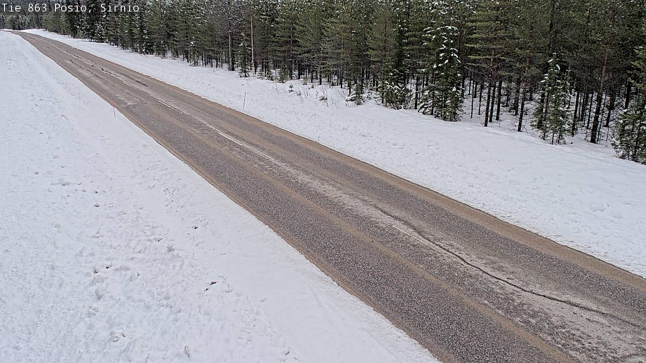 Weather Camera Image Road 863 Posio, Sirniö, Posio, Lappi