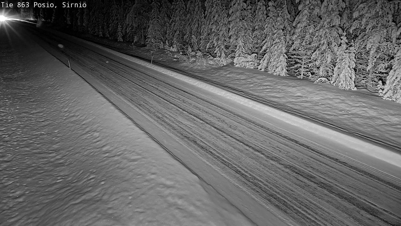 Kelikamerat Kuva Tie 863 Posio, Sirniö, Posio, Lappi