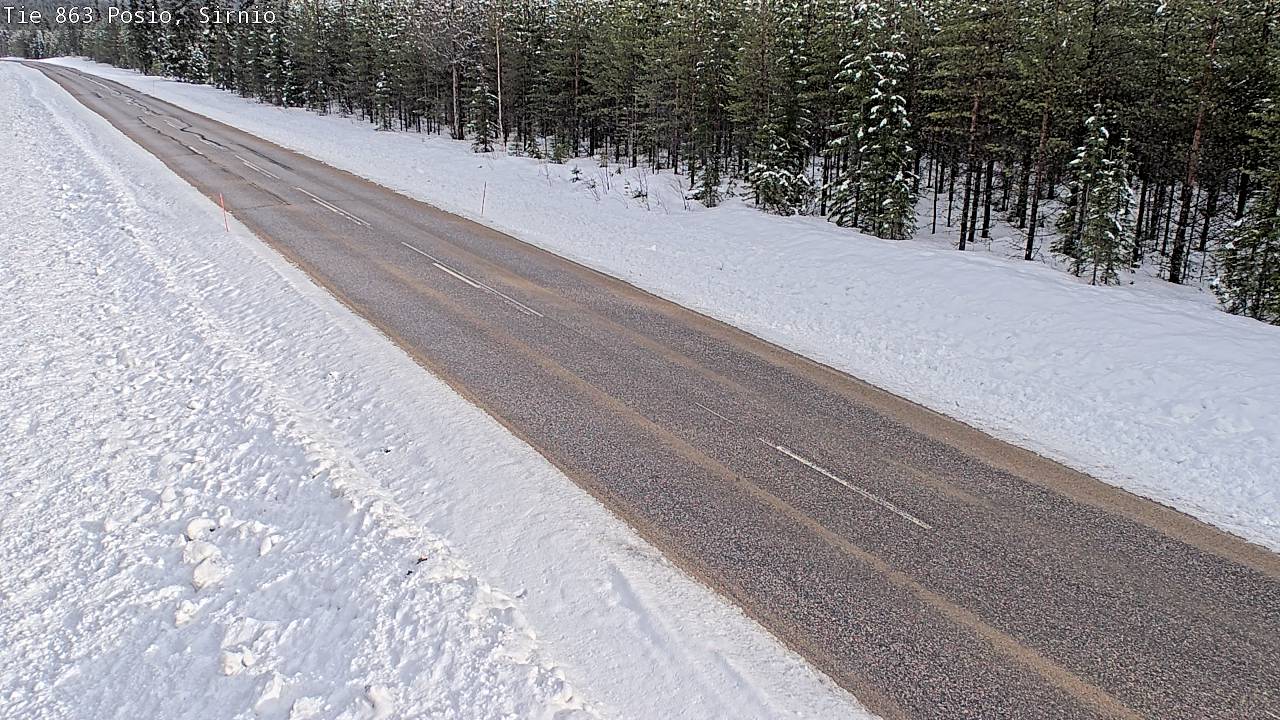Kelikamerat Kuva Tie 863 Posio, Sirniö, Posio, Lappi