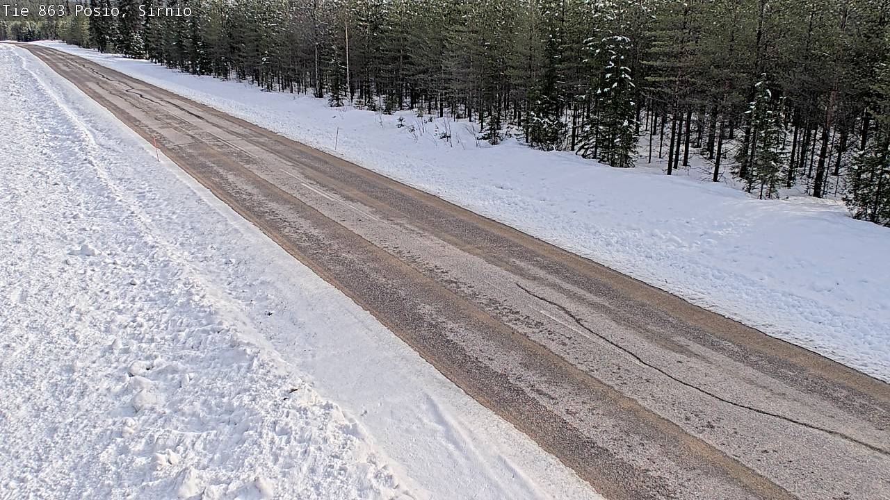 Weather Camera Image Road 863 Posio, Sirniö, Posio, Lappi