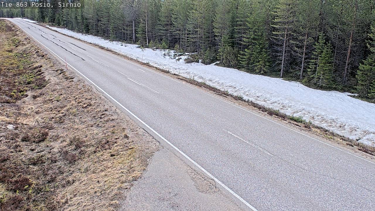 Kelikamerat Kuva Tie 863 Posio, Sirniö, Posio, Lappi