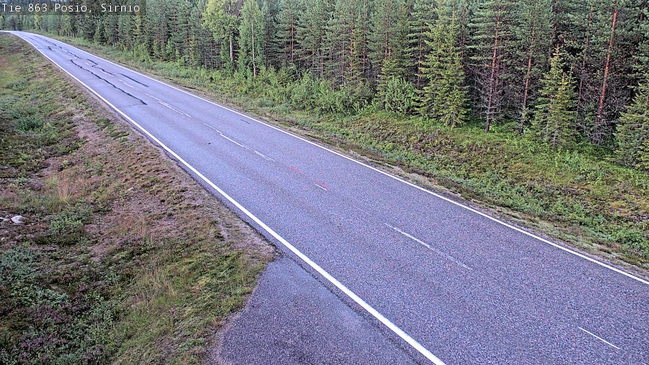 Kelikamerat Kuva Tie 863 Posio, Sirniö, Posio, Lappi