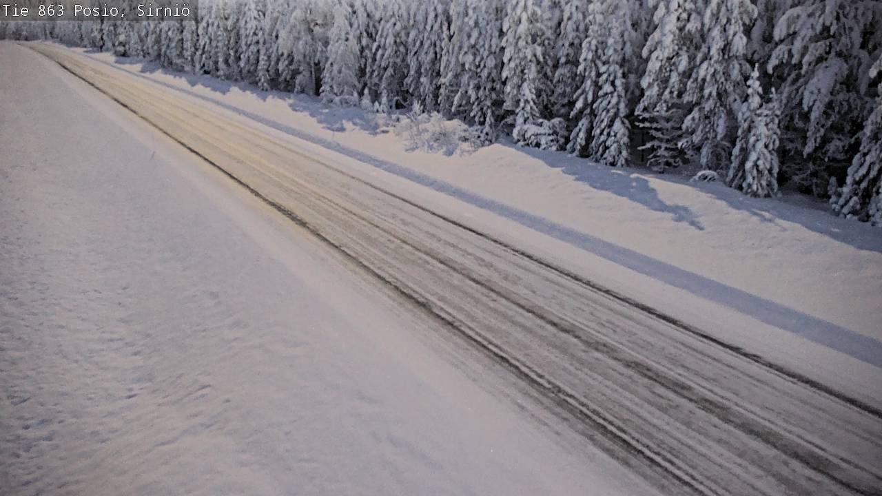 Weather Camera Image Väg 863 Posio, Sirniö, Posio, Lappi