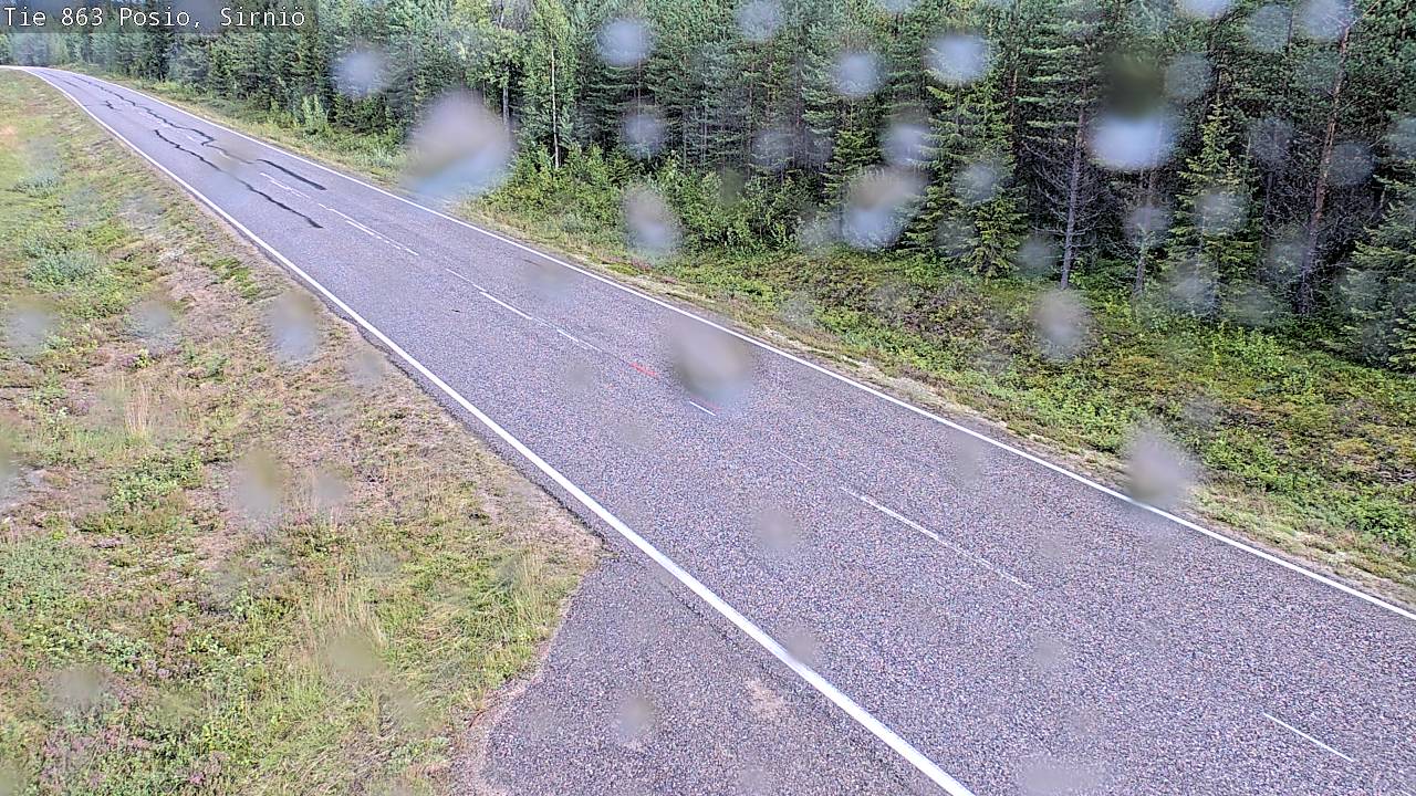 Kelikamerat Kuva Tie 863 Posio, Sirniö, Posio, Lappi