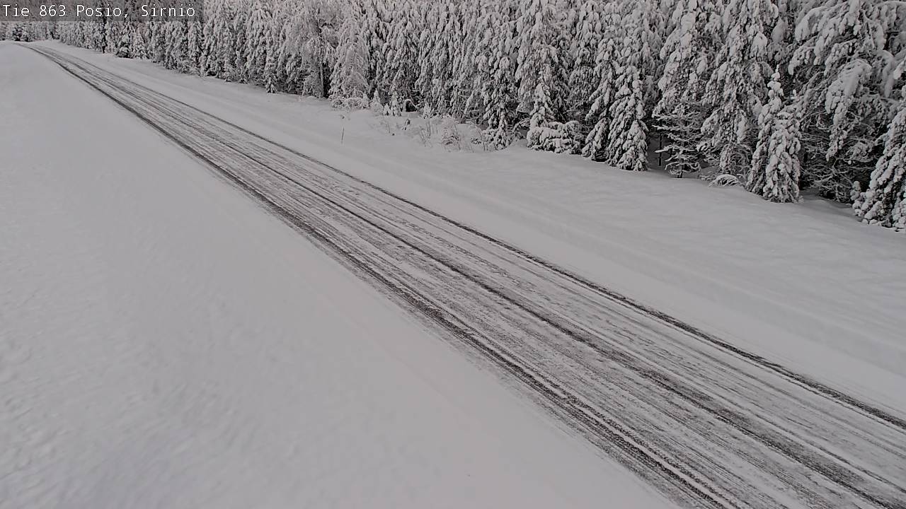 Kelikamerat Kuva Tie 863 Posio, Sirniö, Posio, Lappi