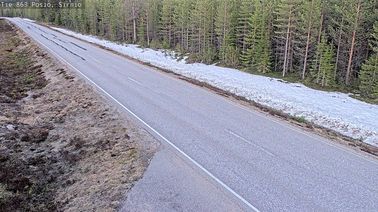 Kelikamerat Kuva Tie 863 Posio, Sirniö, Posio, Lappi
