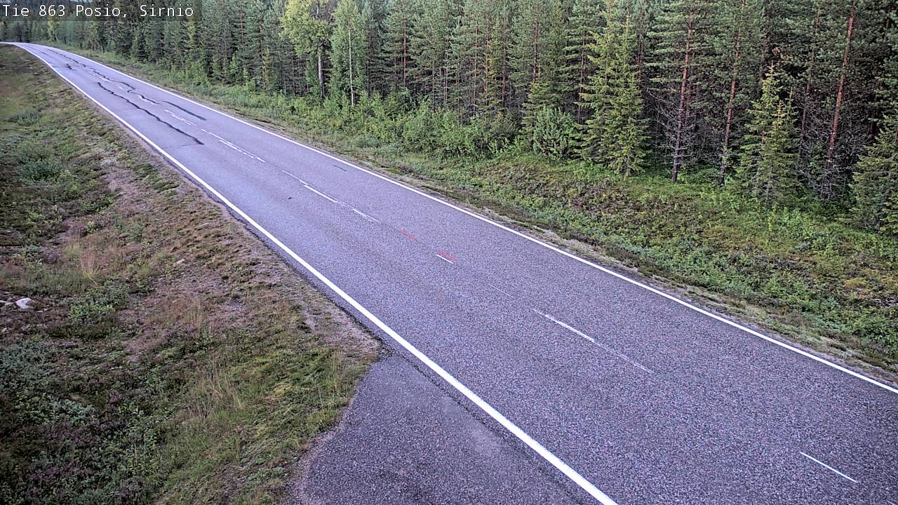 Kelikamerat Kuva Tie 863 Posio, Sirniö, Posio, Lappi