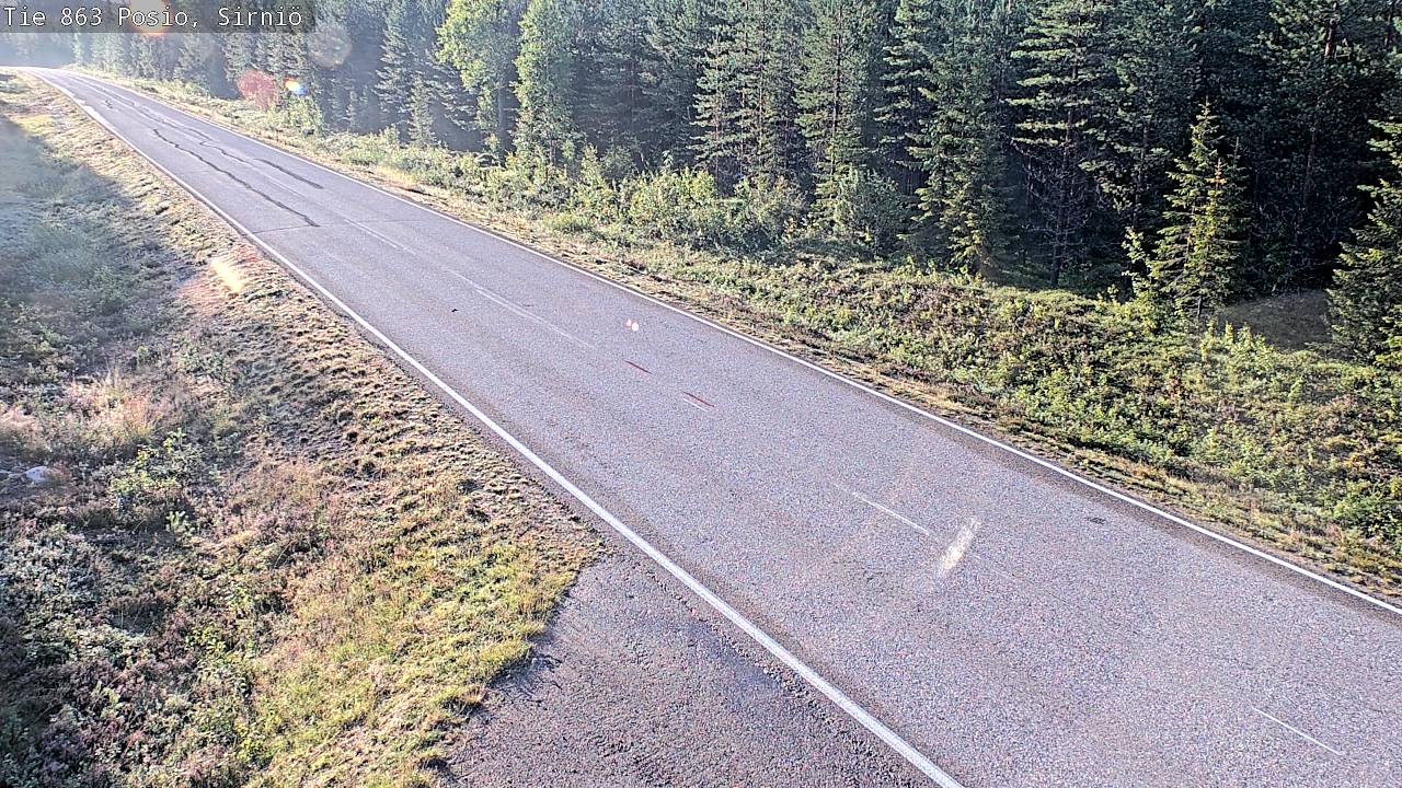 Kelikamerat Kuva Tie 863 Posio, Sirniö, Posio, Lappi