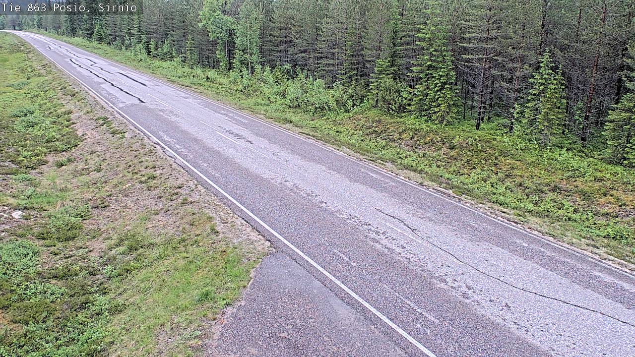 Kelikamerat Kuva Tie 863 Posio, Sirniö, Posio, Lappi