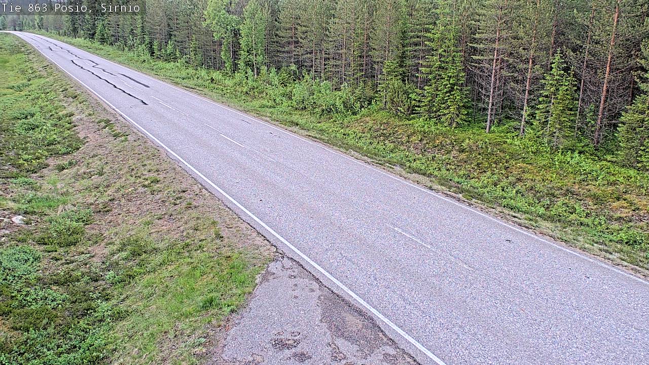 Kelikamerat Kuva Tie 863 Posio, Sirniö, Posio, Lappi