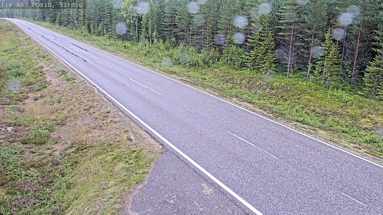 Kelikamerat Kuva Tie 863 Posio, Sirniö, Posio, Lappi