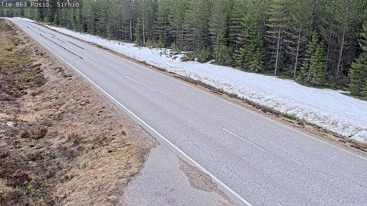 Kelikamerat Kuva Tie 863 Posio, Sirniö, Posio, Lappi