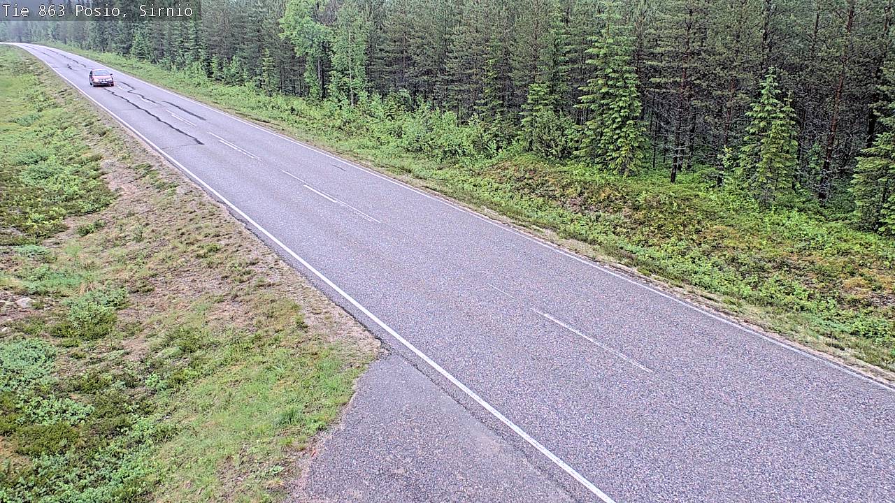 Kelikamerat Kuva Tie 863 Posio, Sirniö, Posio, Lappi