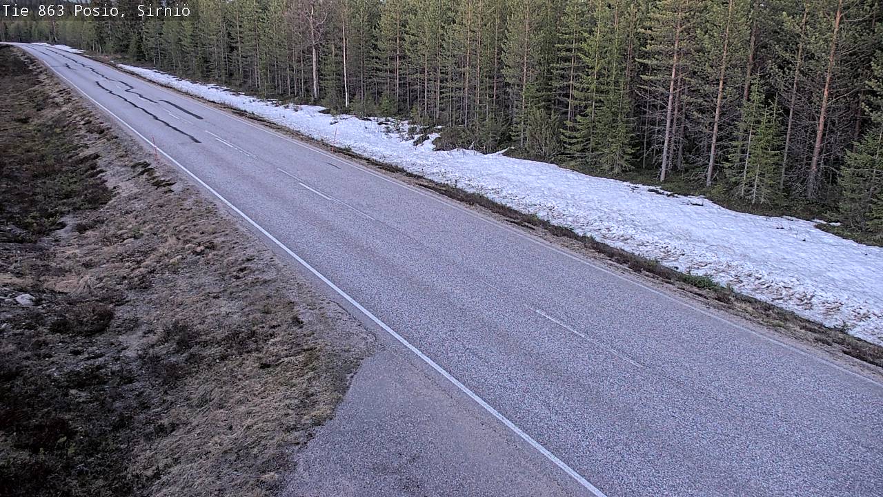 Kelikamerat Kuva Tie 863 Posio, Sirniö, Posio, Lappi
