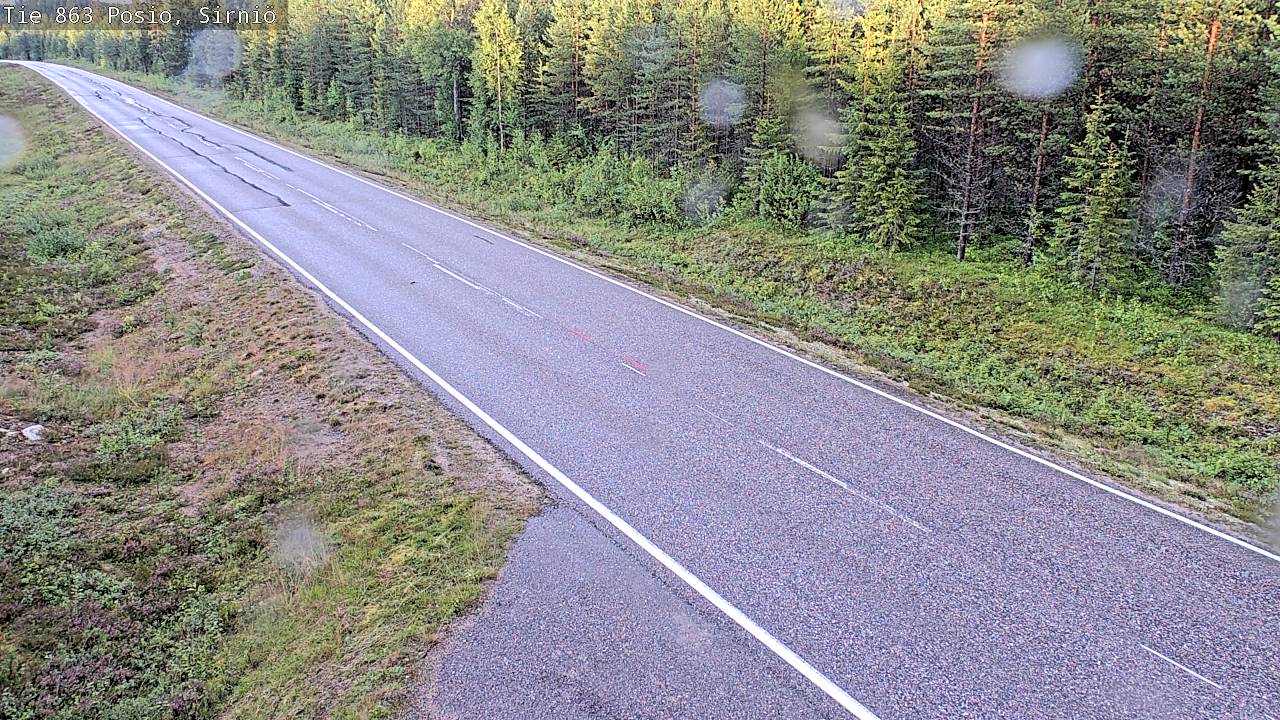 Kelikamerat Kuva Tie 863 Posio, Sirniö, Posio, Lappi