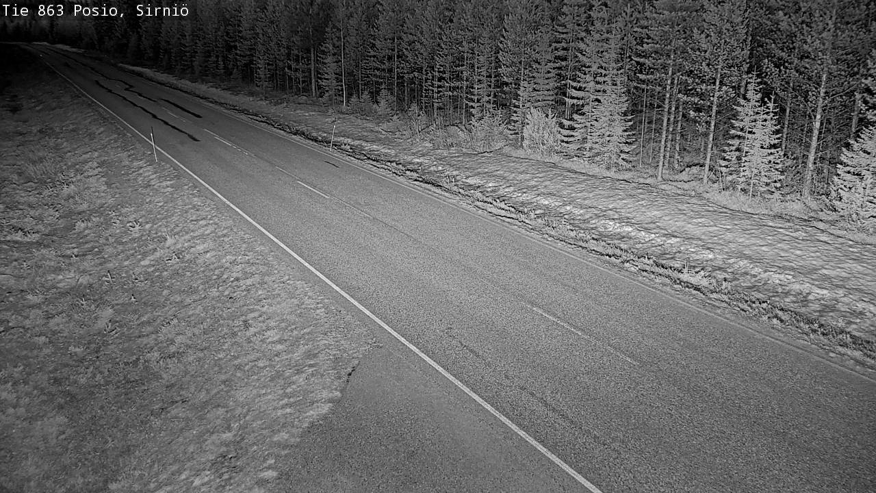 Kelikamerat Kuva Tie 863 Posio, Sirniö, Posio, Lappi