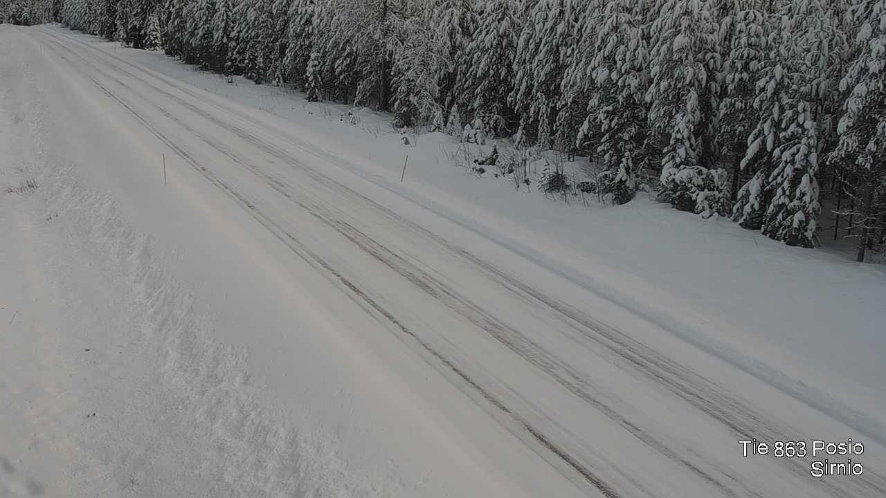 Weather Camera Image Väg 863 Posio, Sirniö, Posio, Lappi