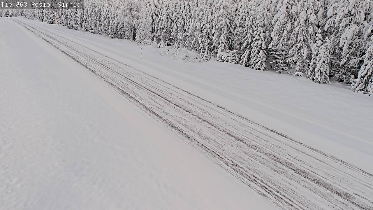 Kelikamerat Kuva Tie 863 Posio, Sirniö, Posio, Lappi