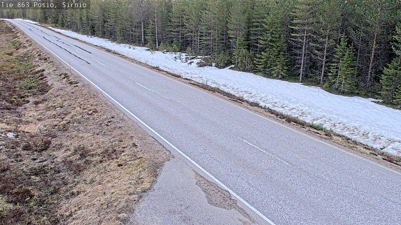 Kelikamerat Kuva Tie 863 Posio, Sirniö, Posio, Lappi