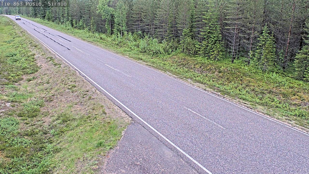 Kelikamerat Kuva Tie 863 Posio, Sirniö, Posio, Lappi