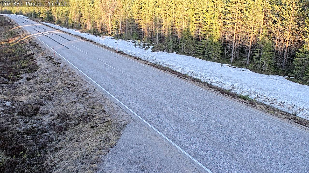 Kelikamerat Kuva Tie 863 Posio, Sirniö, Posio, Lappi