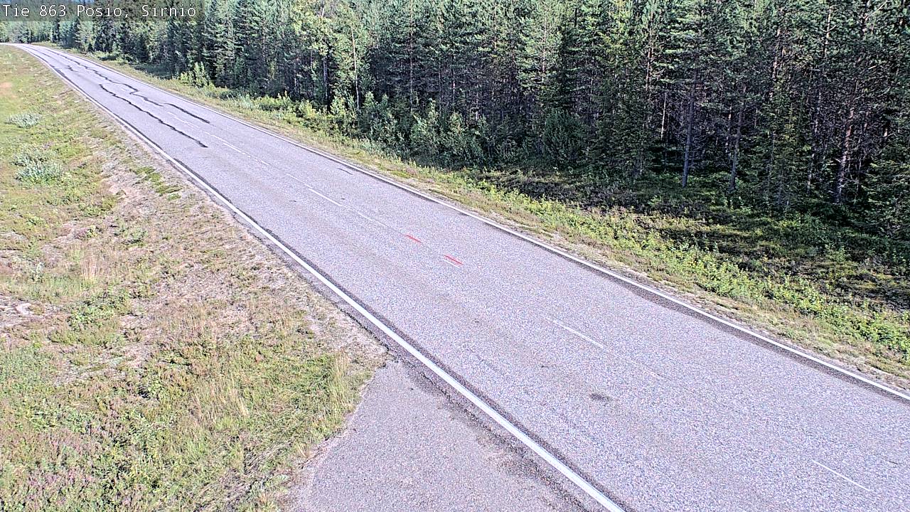 Kelikamerat Kuva Tie 863 Posio, Sirniö, Posio, Lappi
