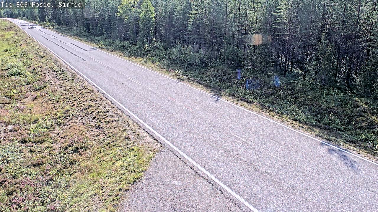 Kelikamerat Kuva Tie 863 Posio, Sirniö, Posio, Lappi