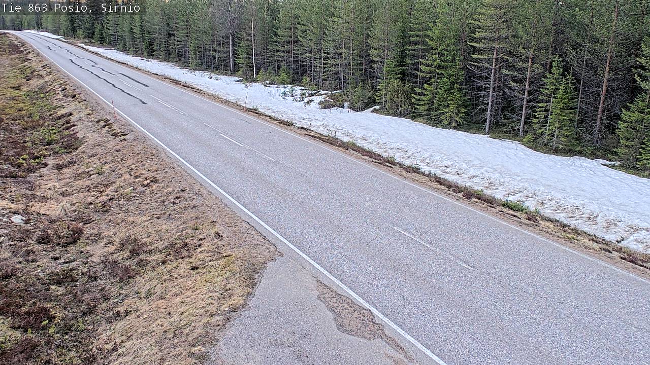 Kelikamerat Kuva Tie 863 Posio, Sirniö, Posio, Lappi