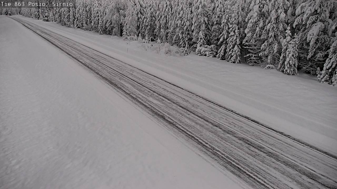 Kelikamerat Kuva Tie 863 Posio, Sirniö, Posio, Lappi