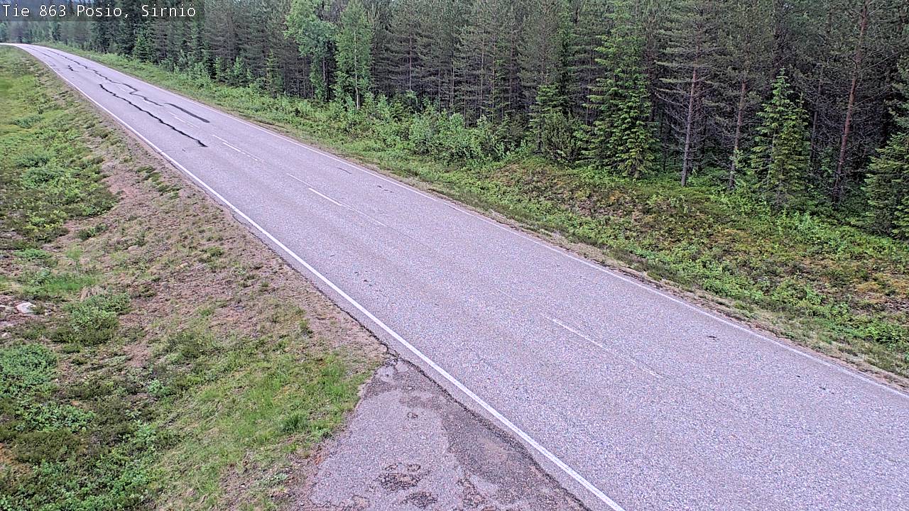 Kelikamerat Kuva Tie 863 Posio, Sirniö, Posio, Lappi