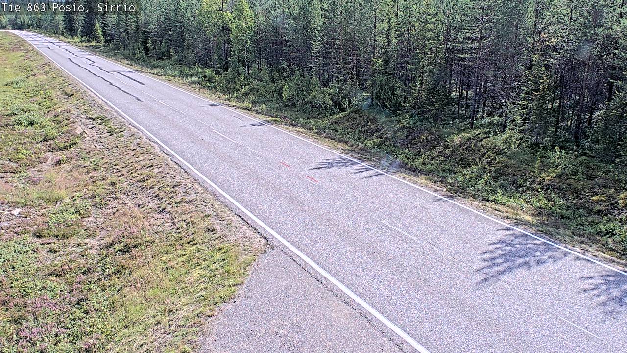 Weather Camera Image Road 863 Posio, Sirniö, Posio, Lappi