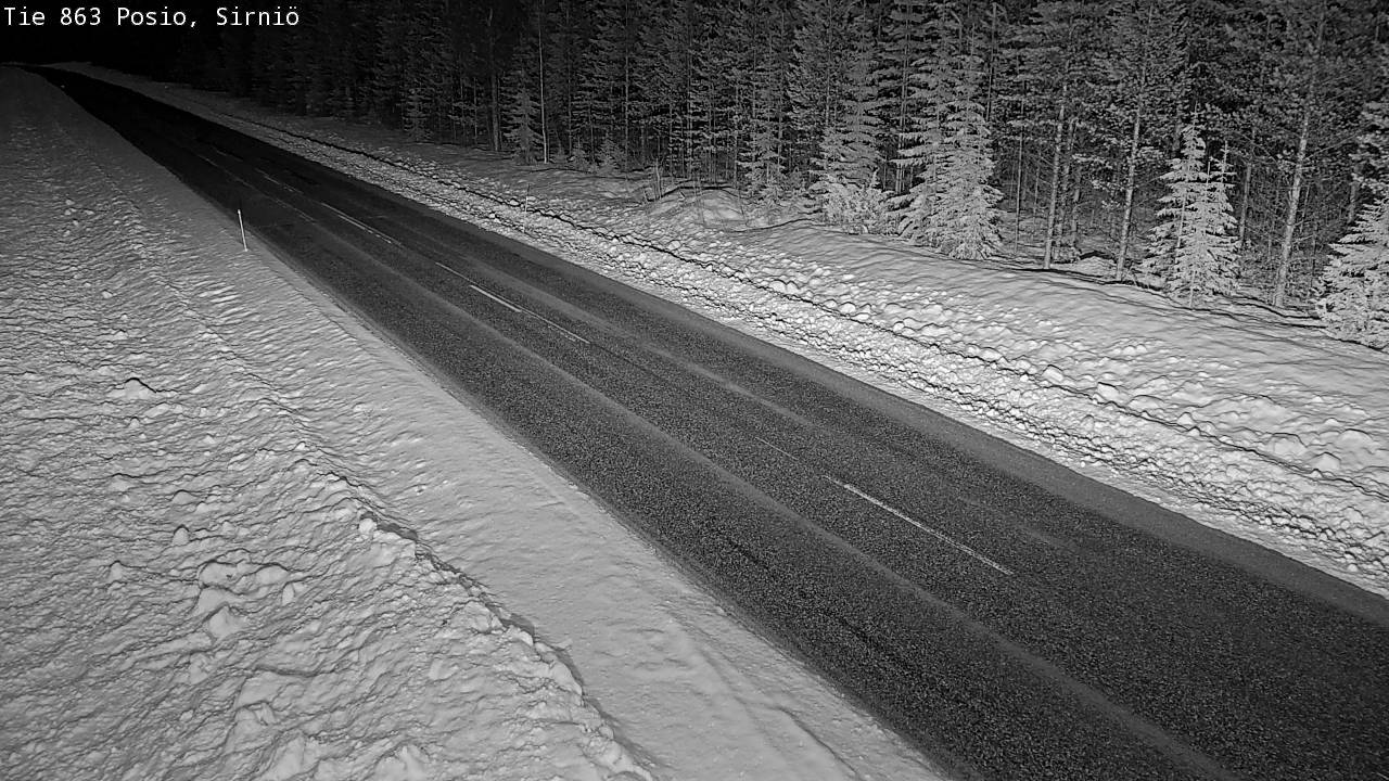 Kelikamerat Kuva Tie 863 Posio, Sirniö, Posio, Lappi