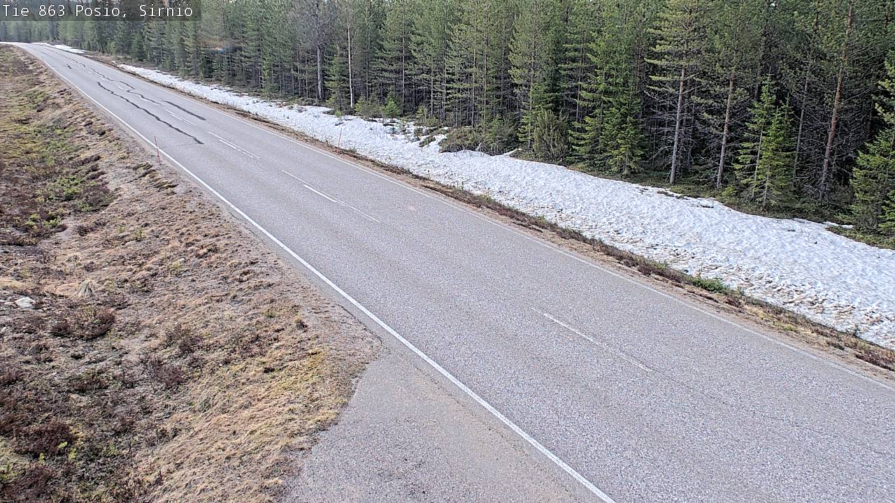 Weather Camera Image Road 863 Posio, Sirniö, Posio, Lappi