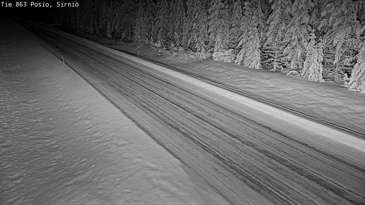 Weather Camera Image Road 863 Posio, Sirniö, Posio, Lappi