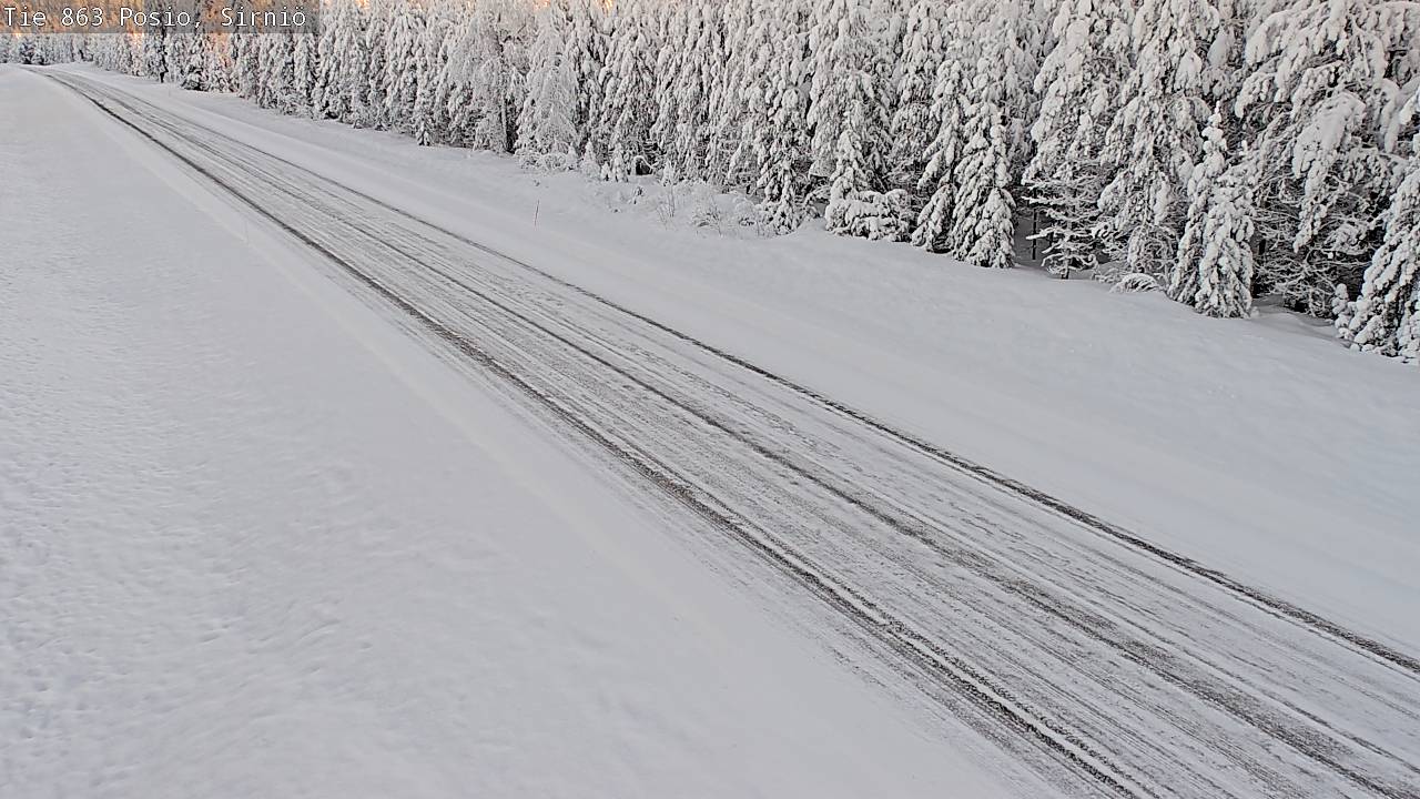 Kelikamerat Kuva Tie 863 Posio, Sirniö, Posio, Lappi