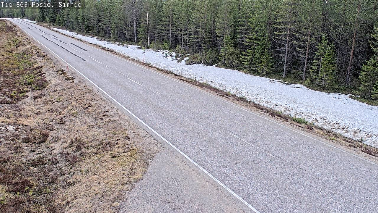Weather Camera Image Road 863 Posio, Sirniö, Posio, Lappi