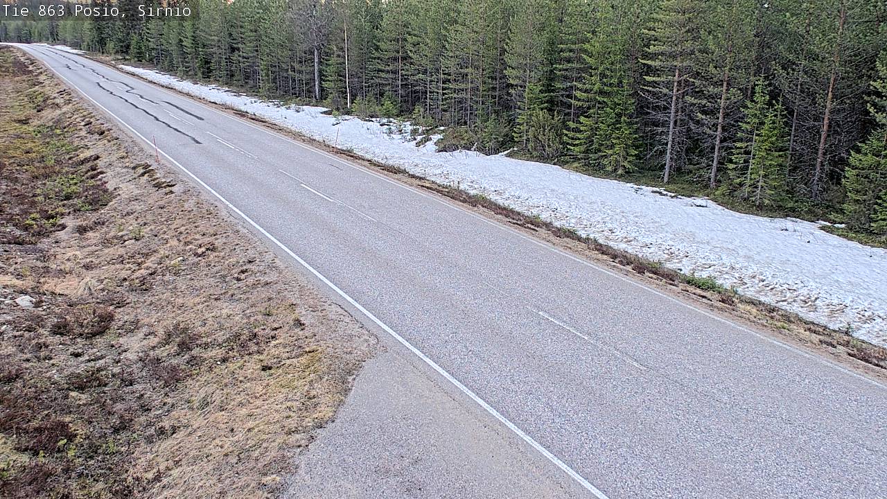 Weather Camera Image Road 863 Posio, Sirniö, Posio, Lappi