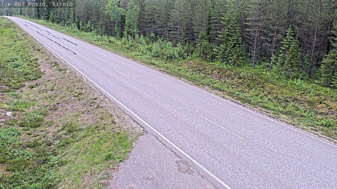 Kelikamerat Kuva Tie 863 Posio, Sirniö, Posio, Lappi