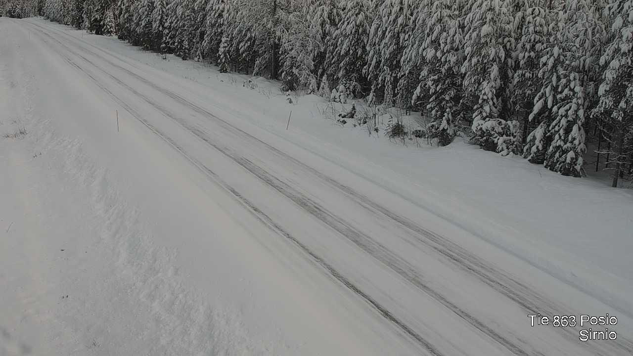 Weather Camera Image Väg 863 Posio, Sirniö, Posio, Lappi