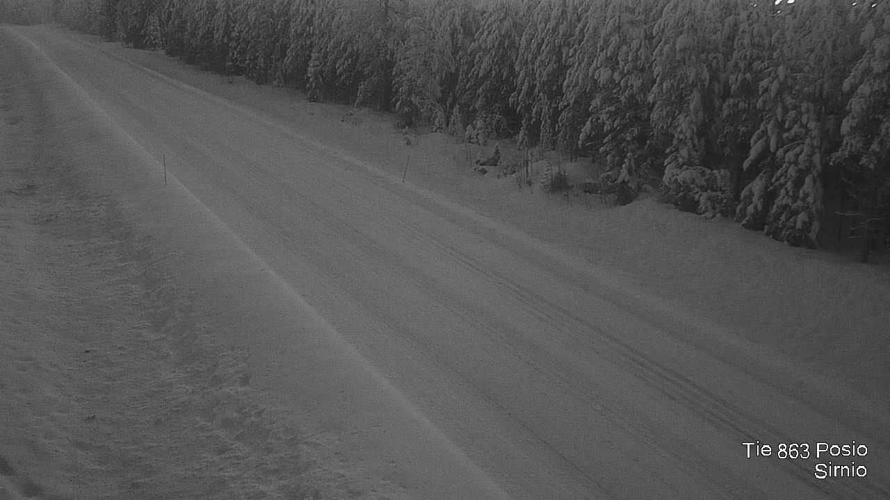 Weather Camera Image Väg 863 Posio, Sirniö, Posio, Lappi