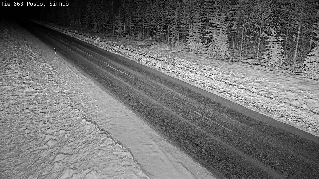 Kelikamerat Kuva Tie 863 Posio, Sirniö, Posio, Lappi