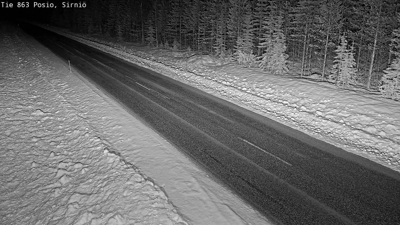 Kelikamerat Kuva Tie 863 Posio, Sirniö, Posio, Lappi