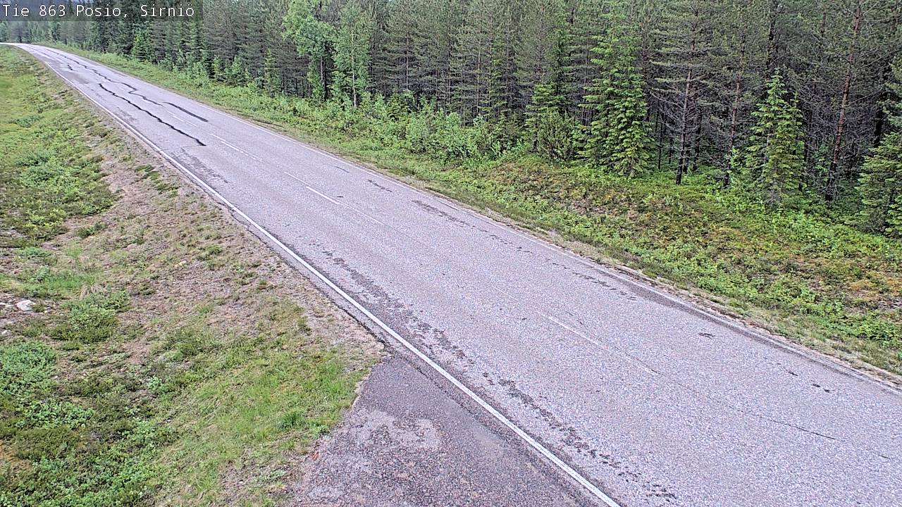 Kelikamerat Kuva Tie 863 Posio, Sirniö, Posio, Lappi