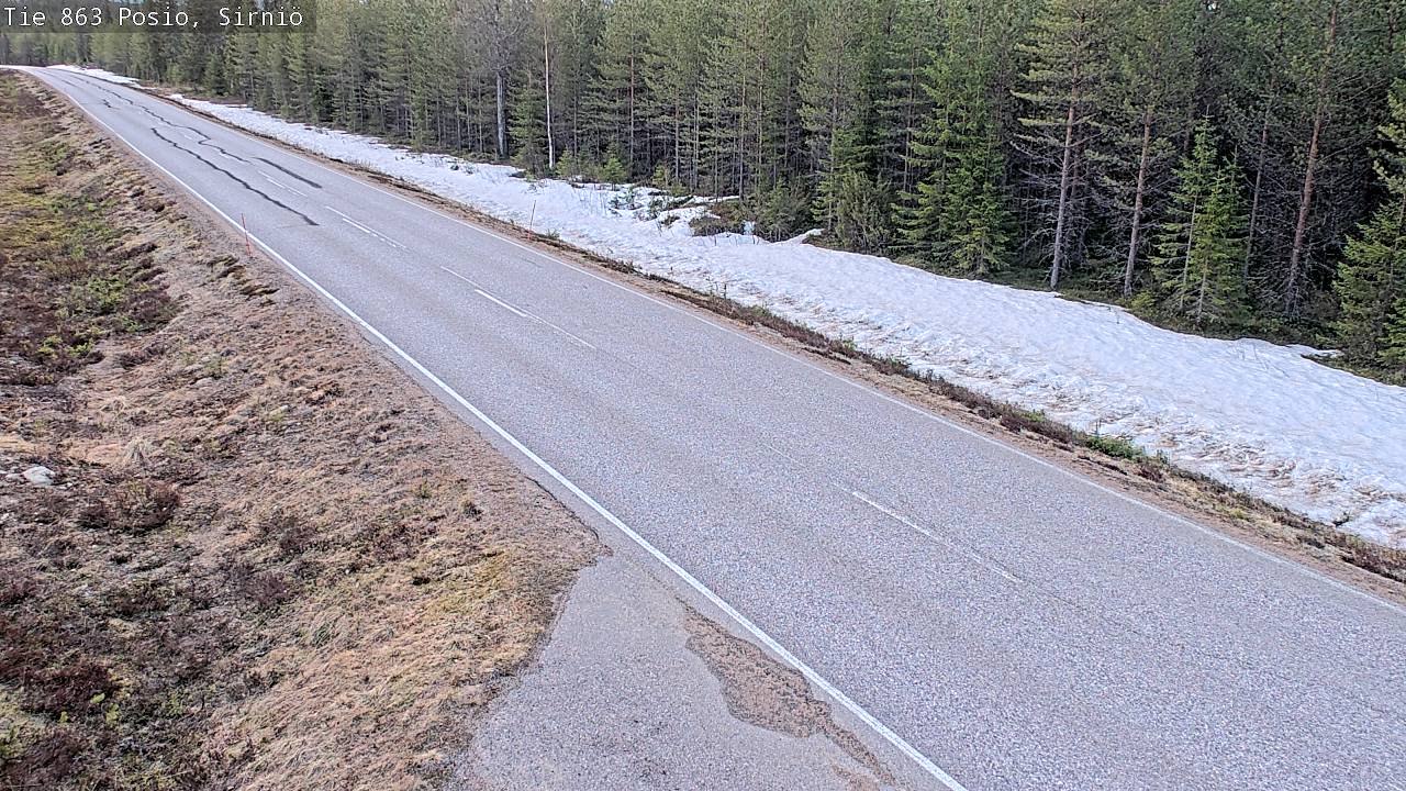 Kelikamerat Kuva Tie 863 Posio, Sirniö, Posio, Lappi