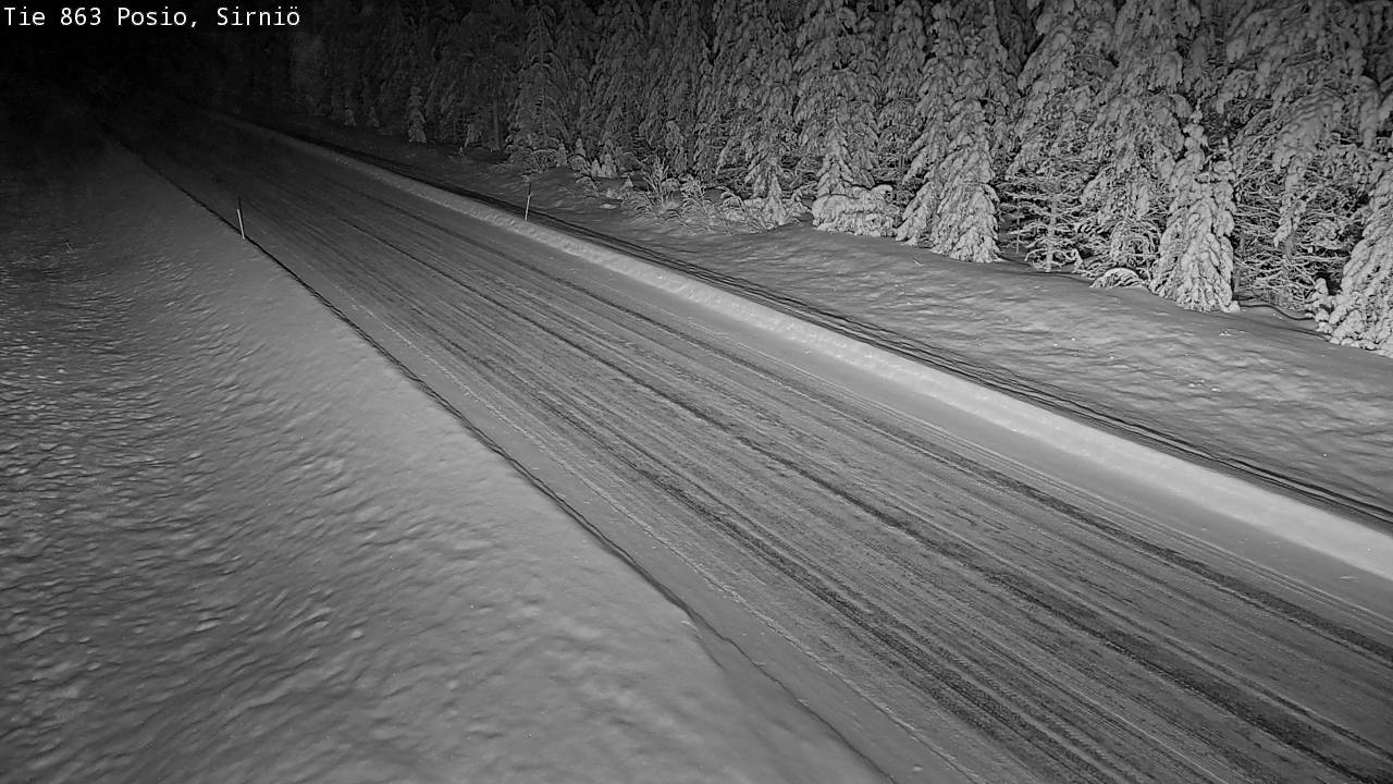 Kelikamerat Kuva Tie 863 Posio, Sirniö, Posio, Lappi