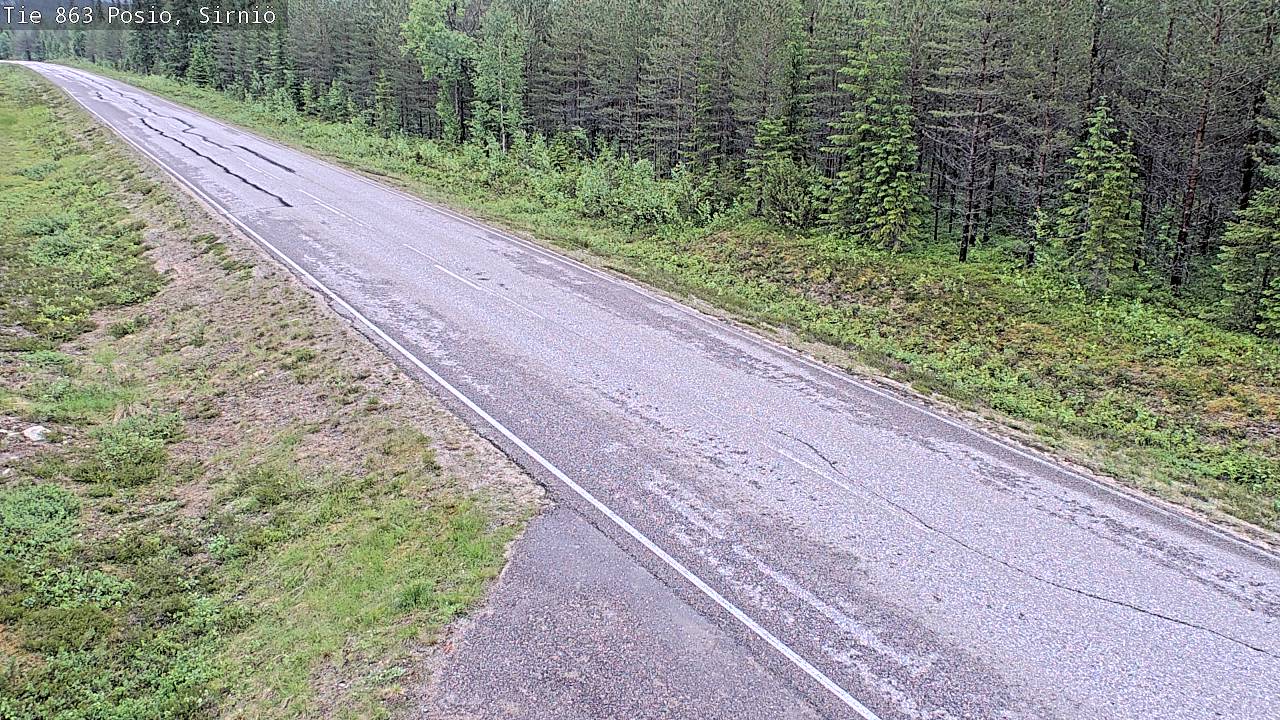 Kelikamerat Kuva Tie 863 Posio, Sirniö, Posio, Lappi